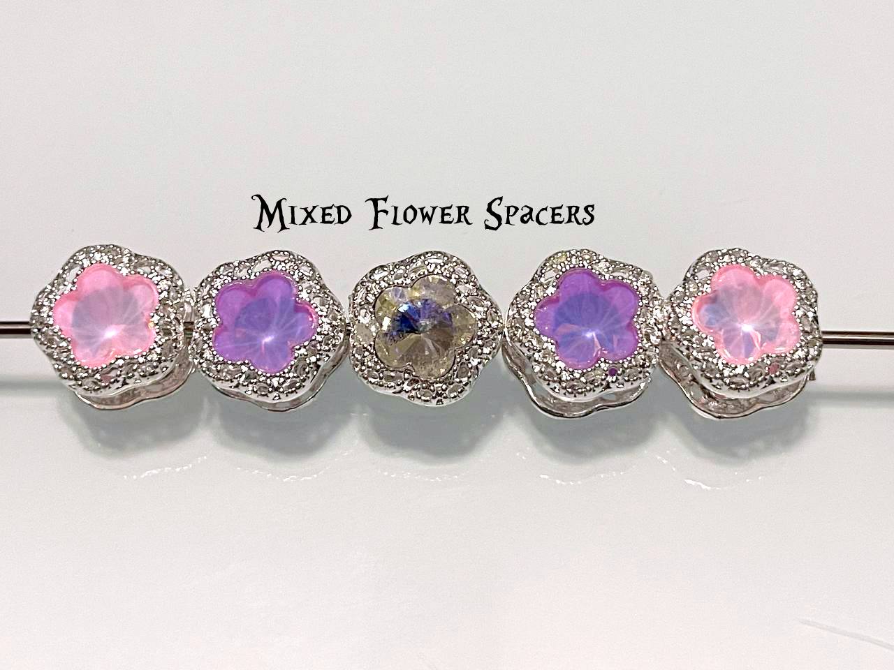 12mm Flower Shaped Spacers 10pcs