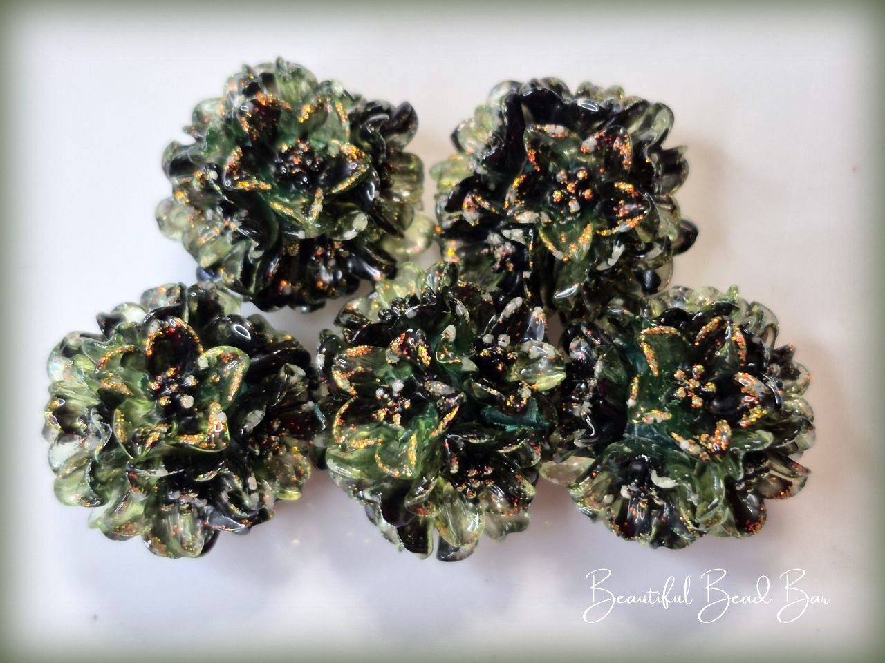 20mm Soft Flower Beads 5 pack
